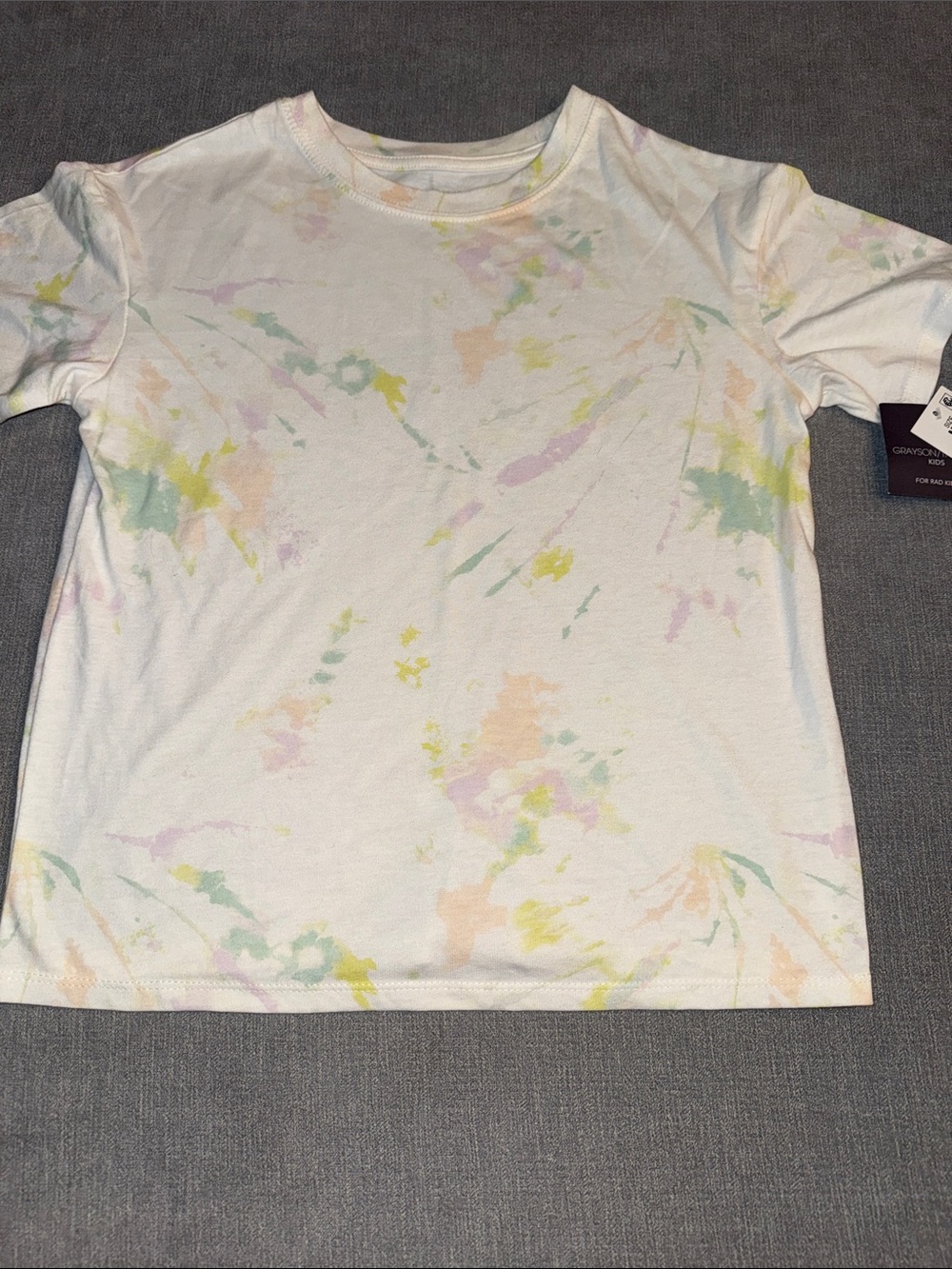 Grayson Threads Boys Pastel Tye Dye Short Sleeve Shirt
